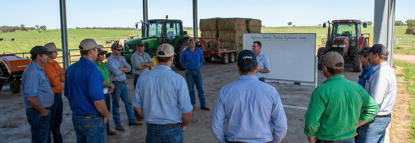 AgForce Training Envisions More Practical Psychosocial Safety For Agricultural Businesses